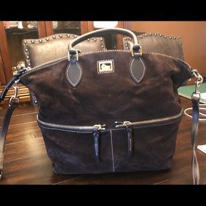 Dooney and Bourke suede satchel